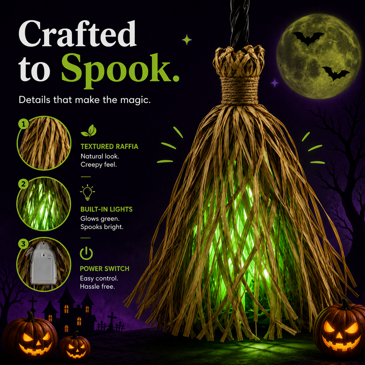 Every witch needs her broom.
