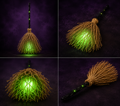 Every witch needs her broom.